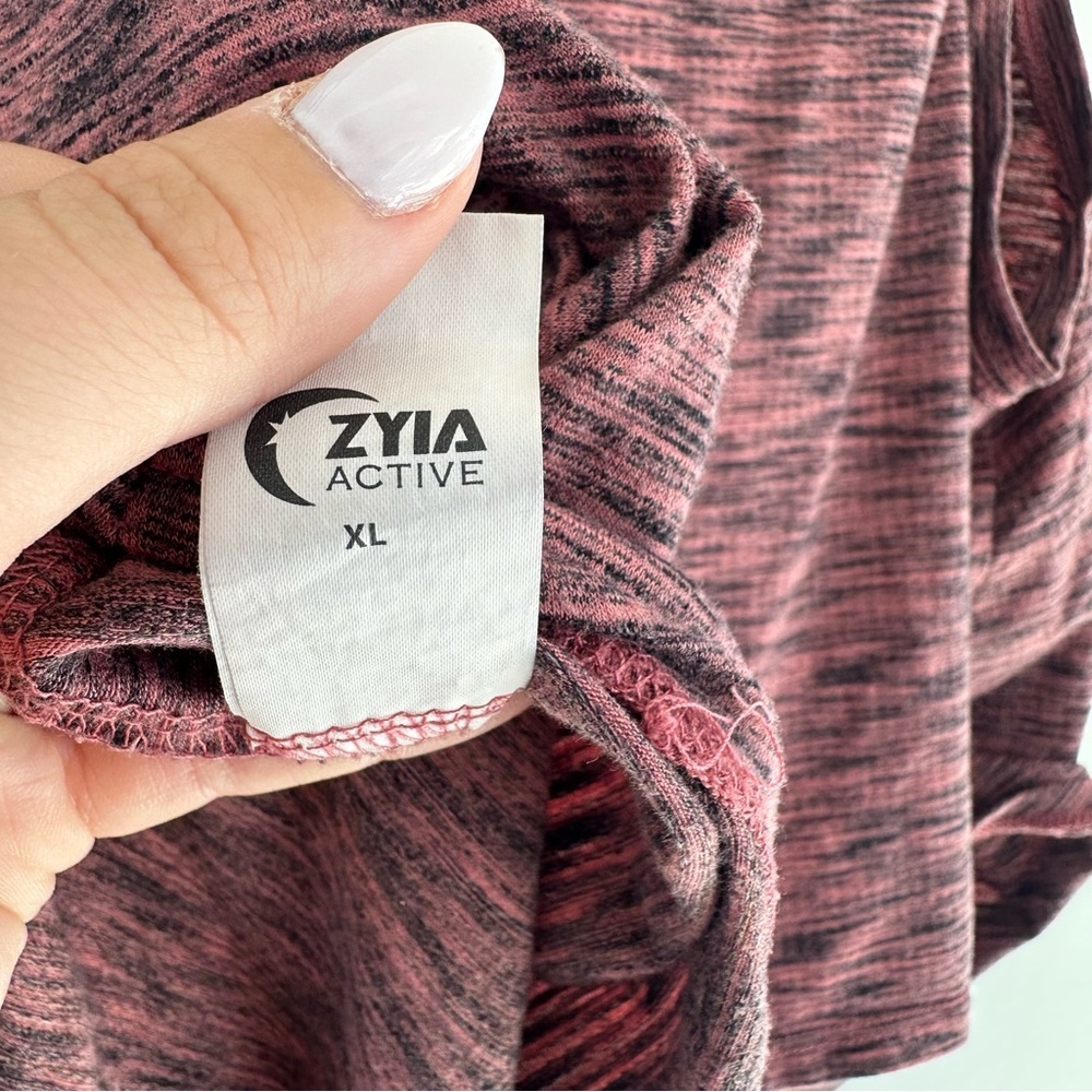 Zyia Tie Workout Tank Pink - Picture 5 of 7